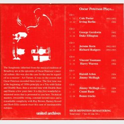 Oscar Peterson - The Complete Songbooks 1951-1955 - Boks