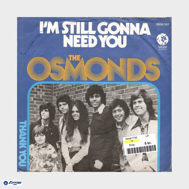 Osmonds - I'm Still Gonna Need You (1975)