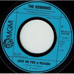 Osmonds - Love Me For A REason (1974)