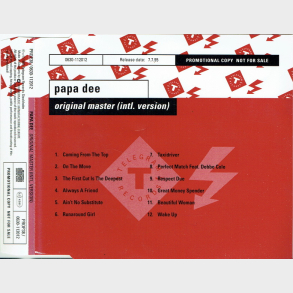 Papa Dee - Original Master (1995) (Promo)