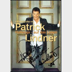 Patric Lindner - Halleluja auf das lieben (Autograf)