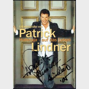 Patric Lindner - Halleluja auf das lieben (Autograf)
