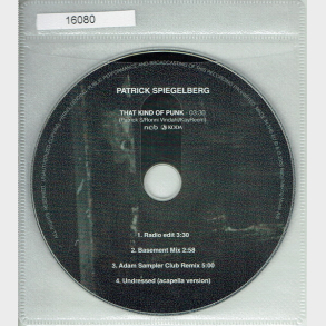 Patrick Spiegelberg - That Kind Of Punk (2008)