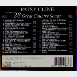 Patsy Cline - 28 Great Country Songs (1995) (DB Fat)