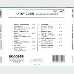 Patsy Cline - Walking After Midnight (Success 22522CD) (Hvid Bagside)