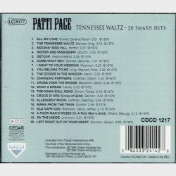 Patti Page - Tennessee Waltz (1994)