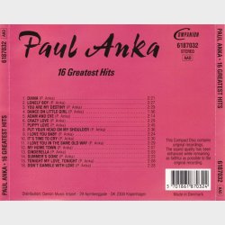 Paul Anka - 16 Greatest Hits