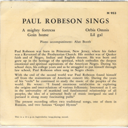 Paul Robeson - A Mighty Fortress