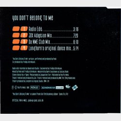 Peak - You Don't Belong To Me (1999)