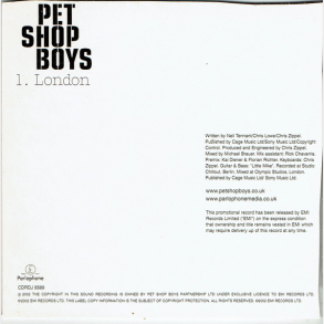 Pet Shop Boys - London (2002) (Promo)