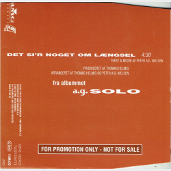 Peter A.G. - Det Si'r Noget Om Lngsel (1998) (Promo)