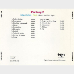 Pia Raug - 2 Iskrystaller, Saga (Side 2 Fra LP'en Saga) (1990)