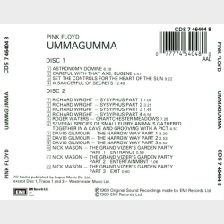 Pink Floyd - Ummagumma (1986) (UK) (Fat) - NM