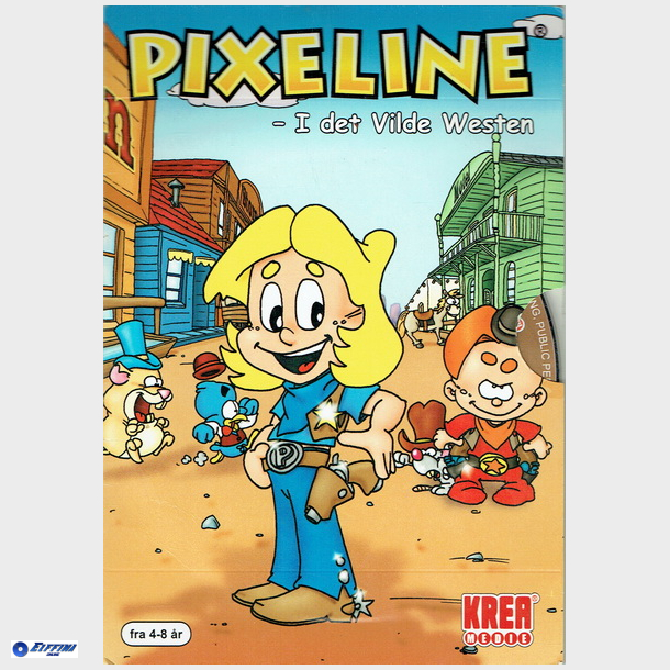 Pixeline I Det Vilde Vesten (Fra 10 Klassiske Spil)