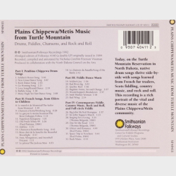 Plains Chippewa Metis Music From Turtle Mountain (1992)