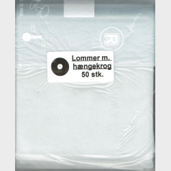 Plastlommer m Hngekrog 50 stk