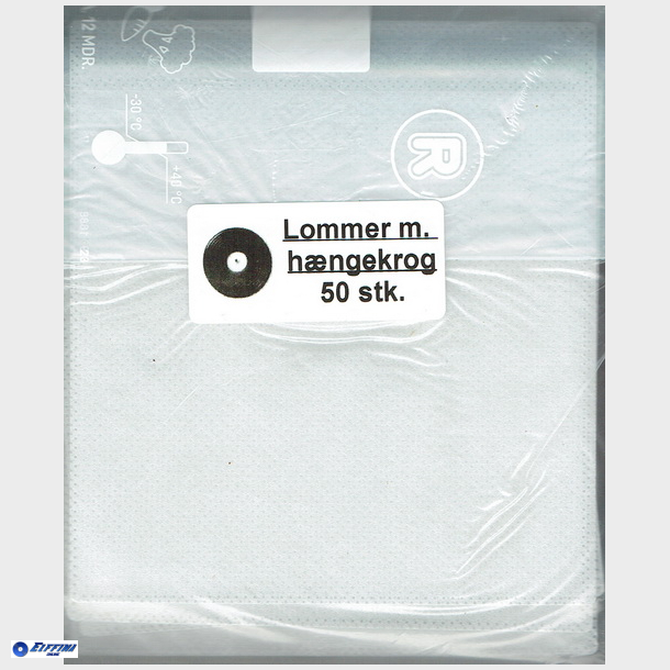Plastlommer m Hængekrog 50 stk