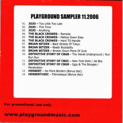 Playground Music Sampler 2006-11 (2006) (Promo)