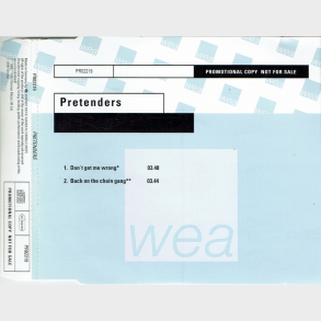 Pretenders - Don't Get Me Wrong (2000) (Promo)