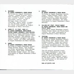 August Rosenbaum - presents Prxjects 2 (2017) (Digi)