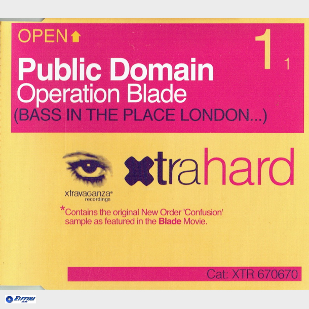 Public Domain - Operation Blade (Bass In The Place London) (2000)