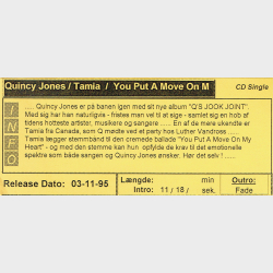 Quincy Jones ft. Tamia - You Put A Move On My Heart (1995)