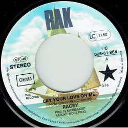 Racey - Lay You Love On Me (1978)