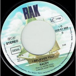 Racey - Lay Your Love On Me (1978) (Etiket)