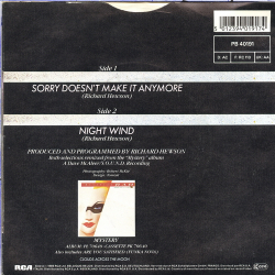 Rah Band - Sorry Doesn't Make It Anymore (1985)