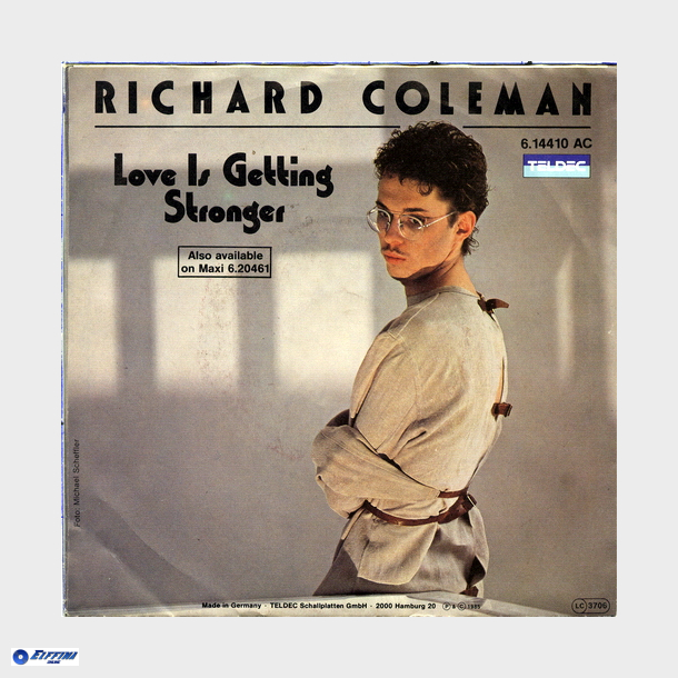Richard Coleman - Love Is Getting Stronger (1985)