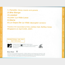 Ricky Martin - Live &amp; Loaded (Video CD) (2001)