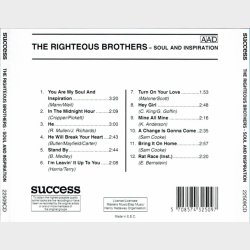 Righteous Brothers, The - Soul And Inspiration