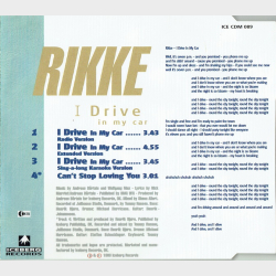 Rikke Lyck Rasmussen - I Drive In My Car (1999)