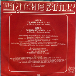Ritchie Family, The - It's A Man's World (1979)