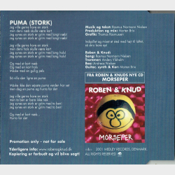 Roben &amp; Knud - Puma (Stork) (2001) (Promo)