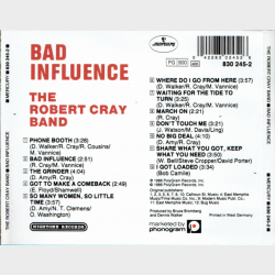 Robert Cray Band, The - Bad Influence (1986)
