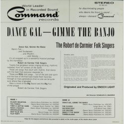Robert DeCormier, The Robert De Cormier Folk Singers - Dance Gal - Gimme The Banjo (1964)