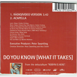 Robyn - Do You Know (What It Takes) (1995)