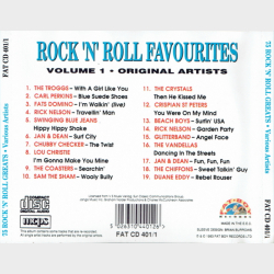 Rock 'n' Roll Greats (Favourites) Volume 1 (One) (1993)