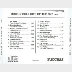 Rock 'n' Roll Hits Of The 50's Vol 1 (1989)