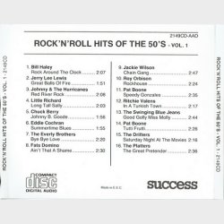 Rock 'n' Roll Hits Of The 50's Vol 1 (1989) (Success)