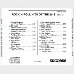 Rock 'n' Roll Hits Of The 50's Vol 2 (1989)