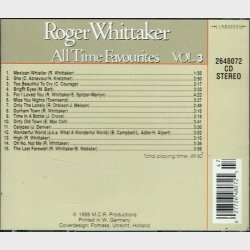 Roger Whittaker - All Time Favourites Vol 3 (1989)