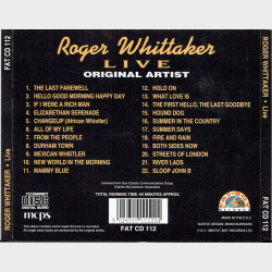 Roger Whittaker - Live (FAT CD112) (1993)