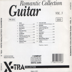 Romantic Collection Guitar Vol. 3 (1991) (X-Tra Collection 4726CD)