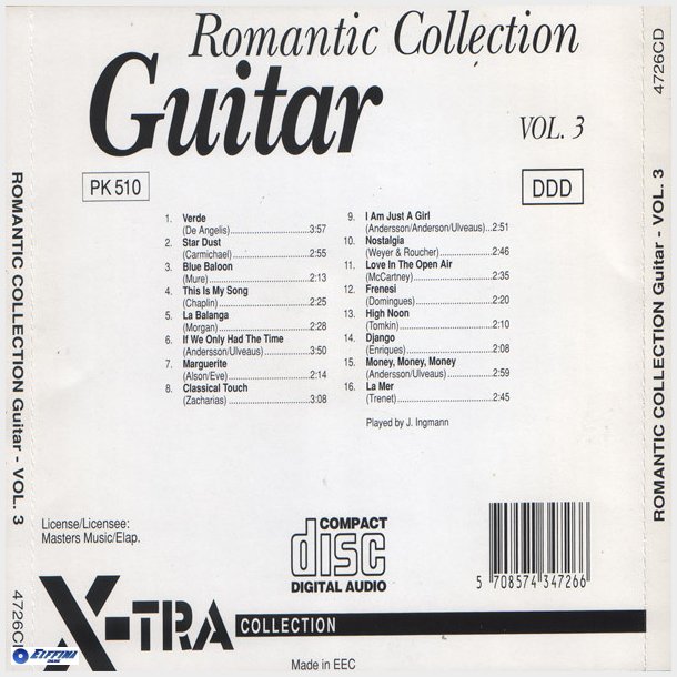 Romantic Collection Guitar Vol. 3 (1991)