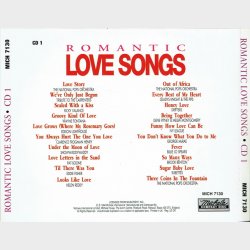 Romantic Love Songs CD1 (1994) - NY