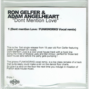 Ron Gelfer & Adam Angelheart - Don't Mention Love (Promo)