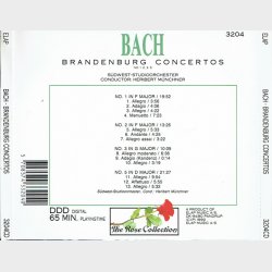 Rose Collection (3204CD) - Bach Brandenburg Concertos (1990)