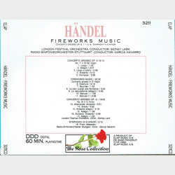 Rose Collection 3211CD - Handel - Fireworks Music (1990)